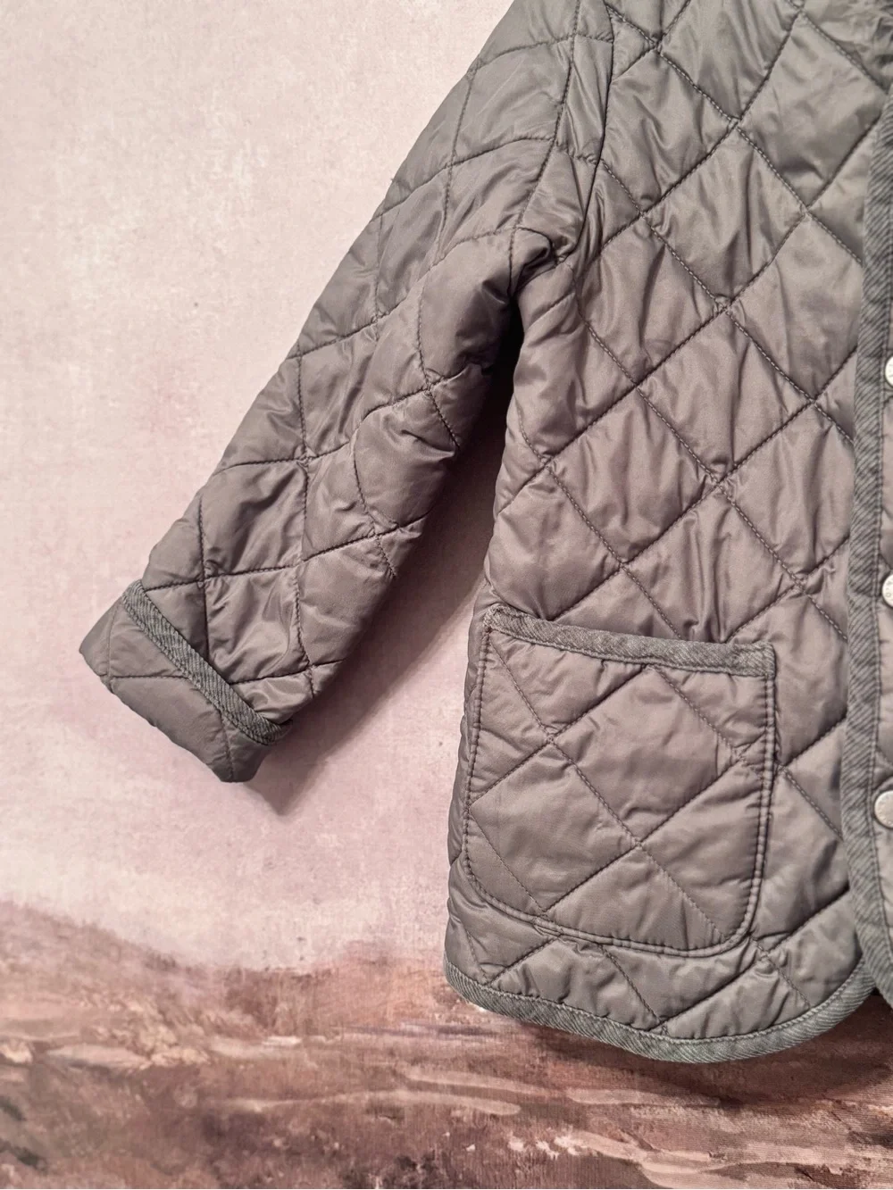 BENETTON Boys Quilted Jacket 4-5 Years /